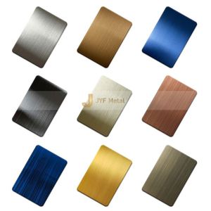 Plaque en acier inoxydable LL185 couleur cuivre antique finition brossée PVD 1,0-1,2 mm 4x8 pieds anti-traces de doigts, service de pliage disponible - Product Image 5