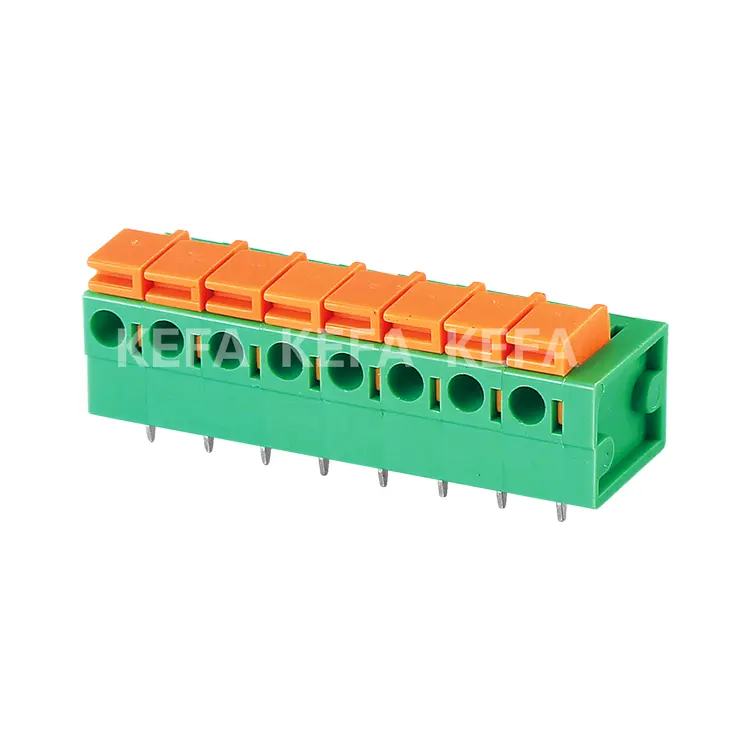 KF142R-5.08 Spring Terminal Block With Right Angle Pin