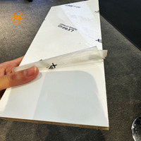 Panneau MDF PET nacré bleu clair mat, PETG sur panneau MDF pour meubles