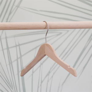 Wholesale Custom Non-Slip Kids <strong>Hanger</strong> Display Rack Multifunctional Wooden Ring <strong>S</strong> Hooks for <strong>Children</strong> Clothing Store Display - Product Image 6