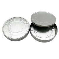 Petite boîte en fer pour rouge à lèvres personnalisée Mini boîte en fer pour baume Emballage rond blanchissant pour crème solaire Boîte en fer pouvant imprimer des motifs Pot à bougie