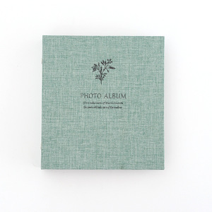 Nhà máy trực tiếp 4 inch 6 inch vải Album ảnh tiêu chuẩn lá lỏng lẻo chất kết dính cuốn sách Cotton Linen Wechat in sổ lưu niệm Album - Product Image 6