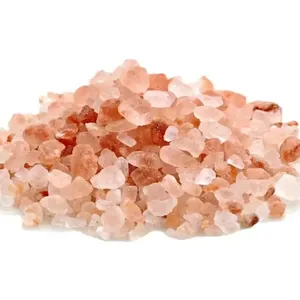 Sal gruesa comestible rosa del Himalaya orgánica de 2-5mm de la mejor calidad, sal 100% natural de calidad alimentaria, fabricante y mayorista de Pakistán