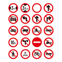 Prix d'usine en aluminium réfléchissant personnalisé avertissement panneau de sécurité routier panneau de signalisation
