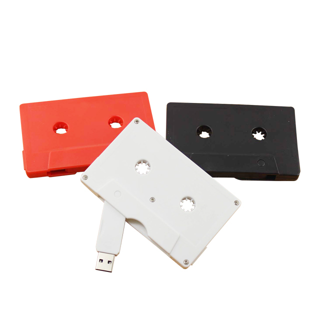 Promotional New Usb Gadget Custom DJ High-speed Mix Cassette Tape Shape USB 2.0 Memory Stick Usb Flash Thumb Drive With Logo