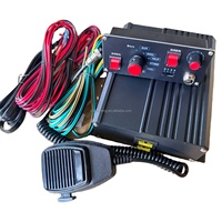 Sirène électronique d'alarme incendie bidirectionnelle 200W avec 9 modes sonores en alliage d'aluminium Portée de détection 100-200m