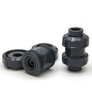 Dn15 DN20 DN25 nhựa PVC bóng loại Công Đoàn kiểm tra van giá 1/<span class=keywords><strong>2</strong></span> ''1' '1 inch <span class=keywords><strong>2</strong></span> inch 32mm uPVC không trở lại van - Product Image 3