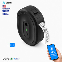 Impresora Portátil de Etiquetas Térmicas, Mini Impresora de Etiquetas sin Tinta para Almacén, SKU, Inventario, Código de Barras, Etiquetas de Piezas de Hardware