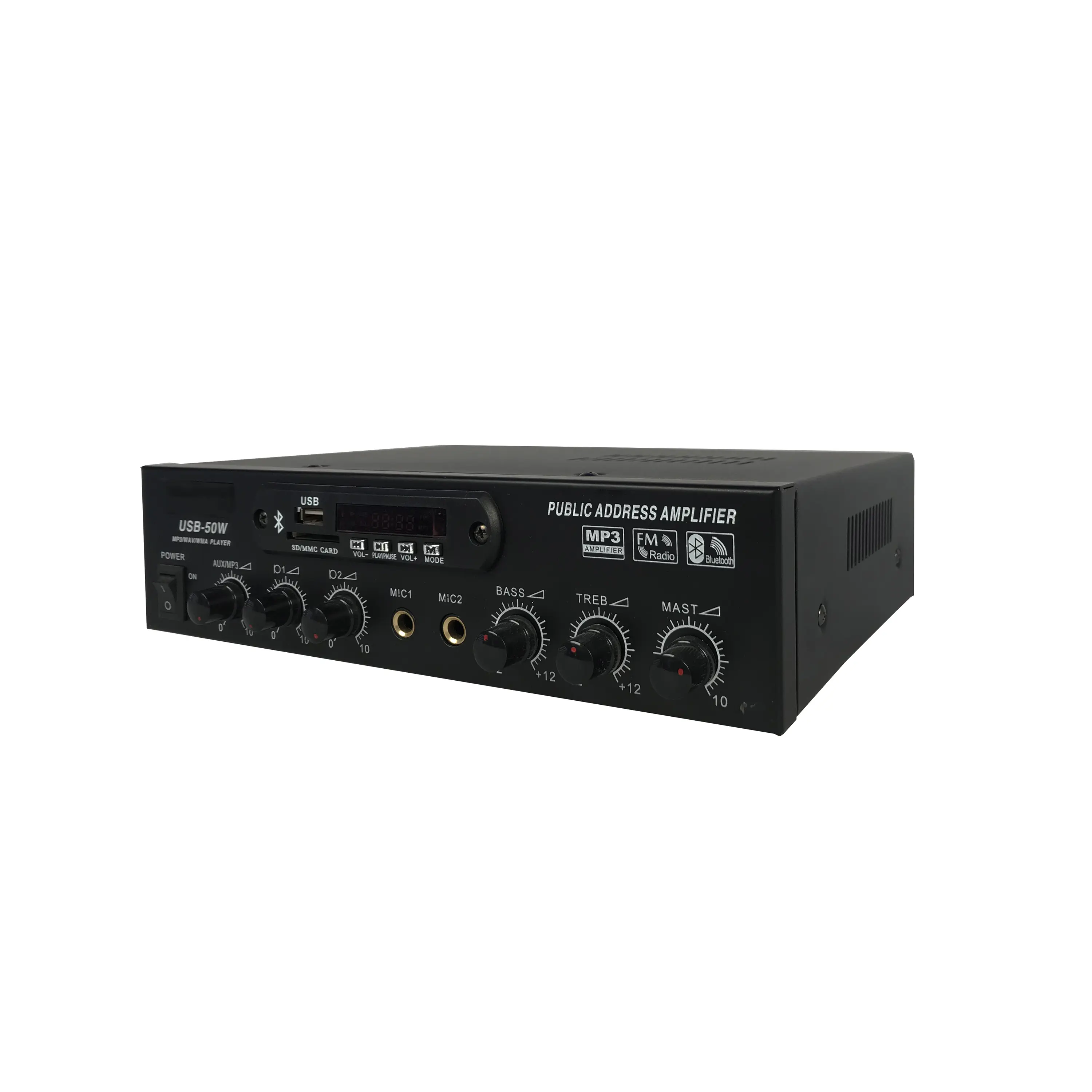 High quality public address system pa audio music 50W amplifier