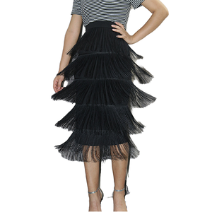 PY 2026 Summer New Arrival Casual Miyake Pleated <b>Skirt</b> Fashion <b>Elastic</b> Waist Flared Tiered Midi <b>Skirt</b> Bulk Clothing Wholesale - Product Image 1