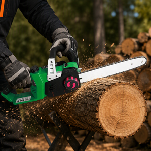 Machine à tronçonneuse à batterie 40V, tronçonneuse à longue barre, scie à chaîne électrique, machine à couper les arbres, pièces de rechange pour tronçonneuse à vendre - Product Image 1