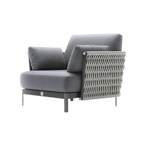 Sofá Nórdico de Aleación de Aluminio para Exteriores, Ideal para Patio, Hotel, Villa, Jardín al Aire Libre, Departamento de Ventas, Terraza de Descanso, Diseño Exclusivo - Product Image 5