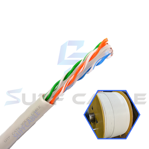 Mèo 6 UTP cáp thương mại/khu dân cư 500M bằng gỗ trống gói với PVC Áo khoác duy nhất - Product Image 2