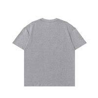 T-shirt en coton double couche de haute qualité, fabrication artisanale, personnalisable avec logo vierge