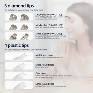 Home Applicable 4 in 1 <b>Oxygen</b> H2o2 Bubble Moisturize Skin Diamond Facial <b>Machine</b> <b>for</b> women - Product Image 3