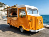 Petite remorque alimentaire motorisée en aluminium avec évier de cuisine complet, chariot de concession prêt à l'emploi pour la vente de bonbons, hot-dogs et café en ambulant