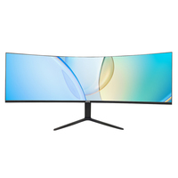 3840*1080 4K/5K Ultra large incurvé 49 pouces moniteur LED haute qualité bureau LCD Pc ordinateur de jeu moniteur