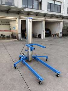 Tahan lama ekonomis 340kg teleskopik luar ruangan dalam ruangan paduan aluminium <span class=keywords><strong>Lift</strong></span> Cranked untuk mengangkat kargo - Product Image 4
