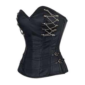 Corset en cuir Pu pour femmes, Sexy, <span class=keywords><strong>Photos</strong></span>, ouvert, ceinture, Corset occidental, personnalisé - Product Image 2