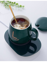 Ensemble de tasses à café chauffantes USB personnalisable avec chauffe-tasse et boîte cadeau