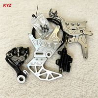 Levier de frein arrière en aluminium CNC 7075 avec pointe pliable réglable pour la modification de vélo électrique Sur Ron Light Bee LBX