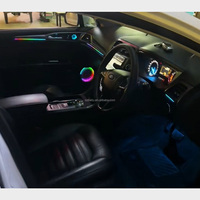 Kit Plug and Play pour Ford Mondeo : Éclairage d'ambiance Symphony, Ciel étoilé coloré, Panneau en fibre de carbone