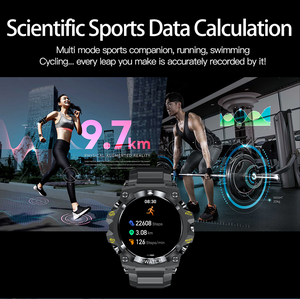 Montre connectée de sport en plein air PG222 2025 avec GPS, boussole, étanchéité IP68, suivi d'activité et contrôle à distance pour iPhone/iPad - Product Image 4