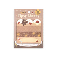 30 hojas por paquete de notas adhesivas de la serie Wish Bakery, notas adhesivas con forma desprendible para listas de tareas diarias y para escribir en un diario.