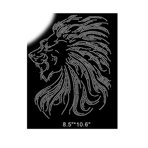 Personalizado Bling <span class=keywords><strong>Mustang</strong></span> Horse Crystal Hotfix Motif Iron on Rhinestone Transfer para camiseta - Product Image 3