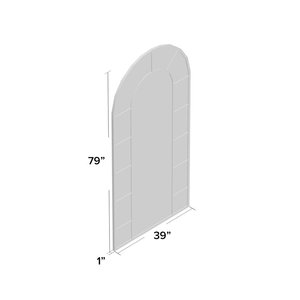 SWT Connie Traditional Customized Wall <strong>Mirror</strong> Hallway Antique Iron Large Window Pane <strong>Mirror</strong> Arch <strong>Door</strong> <strong>Mirror</strong> - Product Image 3