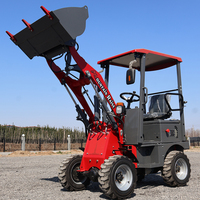 Caricatore elettrico frontale che incornicia piccolo compatto 4WD MR906E 500kg Mini pale ruote batteria elettrico piccolo Mini caricatore per ruote