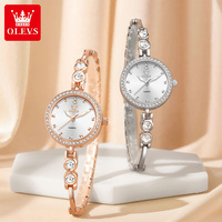 Montre OLEVS 5670 avec logo personnalisé, montre de luxe OEM ODM, montres lumineuses, montre de business étanche, montre à quartz pour femme