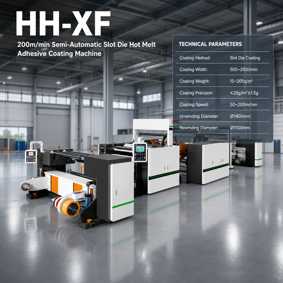 High Performance Semi-Automatic Slot Die Hot Melt Adhesive Coating ...