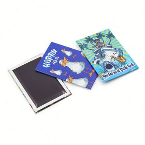 Newest Customize Photo Souvenir Tin Low Moq Personalized Cartoon Metal Tinplate <b>Fridge</b> Magnets - Product Image 5
