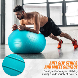 Ballon de yoga écologique en PVC anti-éclatement pour la <span class=keywords><strong>grossesse</strong></span> et l'accouchement, antidérapant, pour l'exercice et la gym à domicile - Product Image 4