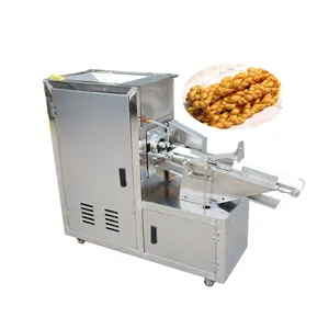Customizable Raw Hemp Flower Snack Extruder Fried Dough Extruder Twist Fried Machine