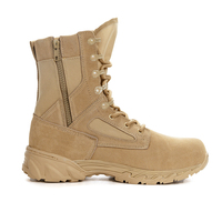 Bottes de désert à fermeture éclair anti-sable pour hommes, chaussures de jungle montantes, bottes tactiques de protection pour femmes, antidérapantes et résistantes à l'usure