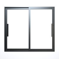 Impact des ouragans Theraml Break Fenêtre en aluminium à guillotine double de style américain Fenêtres coulissantes verticales vers le bas