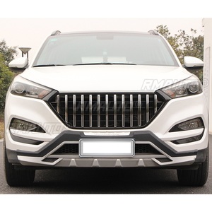 Grille de pare-chocs avant de voiture, grilles de course, calandre pour Hyundai Tucson 2015-2018, kit carrosserie, accessoires automobiles - Product Image 4