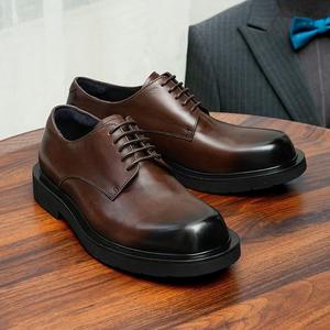 Chaussures Oxford en cuir pour hommes, personnalisées, gravées, style britannique, à lacets, confortables, pour affaires, décontractées et formelles - Product Image 6