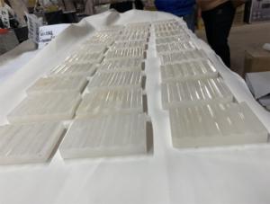 Jabonera de mármol de diseño personalizado de fábrica SHIHUI, placa rectangular de ónix, jabonera de ónix blanco para <span class=keywords><strong>ducha</strong></span>, baño para uso doméstico - Product Image 3