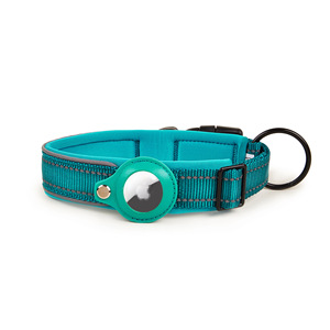 Venta caliente Anti-Lost <span class=keywords><strong>Dog</strong></span> Cat Nylon Collar con Airtags Cubierta protectora reflectante y característica personalizada - Product Image 5