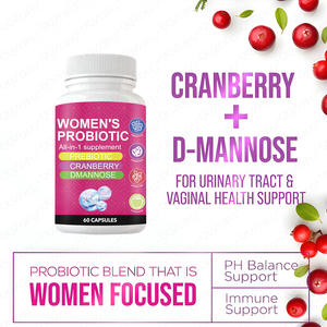 Cápsulas Probióticas para Mujeres Adultas con Extracto de Arándano, Cardo Mariano, Raíz de Diente de León, D-Manosa, Complejo Prebiótico Vegano para Defensa del pH - Product Image 4