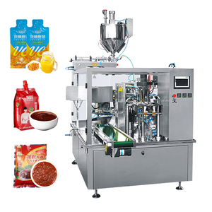 Automatic Premade Bag Stand up Pouch Packaging Salad <b>Tomato</b> Chili Sauce Fruit Juice Filling Liquid Packing Machine - Product Image 1