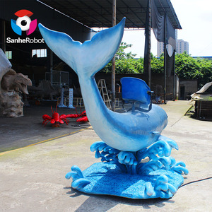 Équipement <span class=keywords><strong>de</strong></span> parc d'attractions numérique, taille <span class=keywords><strong>de</strong></span> vie, animaux <span class=keywords><strong>de</strong></span> l'océan, dauphin, à vendre, nouvelle collection - Product Image 4