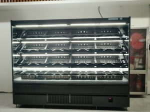 Réfrigérateur de présentation pour fruits et légumes avec pulvérisation d'eau, maintien au frais, équipement de réfrigération commercial - Product Image 4