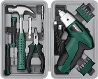 Juego de Destornilladores Eléctricos Inalámbricos de 20 Piezas y 3.6V con Herramientas Manuales, Recargables por USB, Estuche Compacto, 3 Colores, OEM ODM