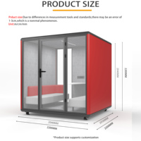 Cabine de sommeil acoustique moderne, cabine de sieste pour bureau, cabine de repos privée, cabine de sommeil modulaire silencieuse pour lieu de travail, hôtel, aéroport