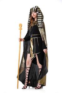 Costume d'Halloween pour adulte <span class=keywords><strong>Tenue</strong></span> de la reine pharaon égyptienne, Costume Cosplay de déesse grecque - Product Image 3