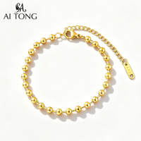 Pulseras de Cadena de Moda con Dijes de Mariposa y Corazón, Chapadas en Oro de 18K, de Acero Inoxidable, Multiestilo, Resistentes al Agua, para Mujer, Regalo